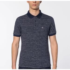 NWT Merc London Navy Blue Striped Polo Short Sleeve Shirt Size XL Portland New